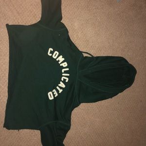 Forever 21 crop top hoodie 😍🔥